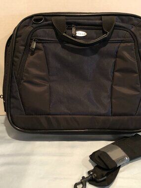 NWOT Targus Laptop Bag with Carry Strap - Blue & Black #G3